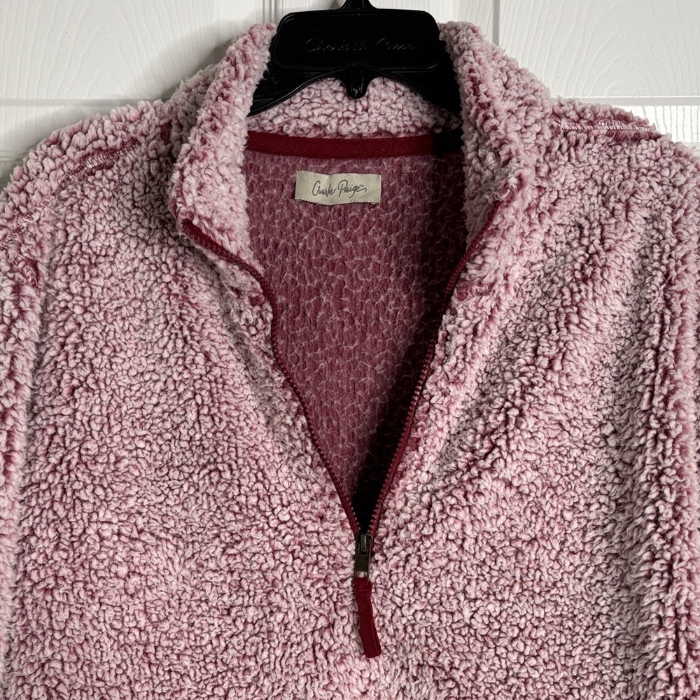 Charlie Paige Soft Pink Teddy Jacket